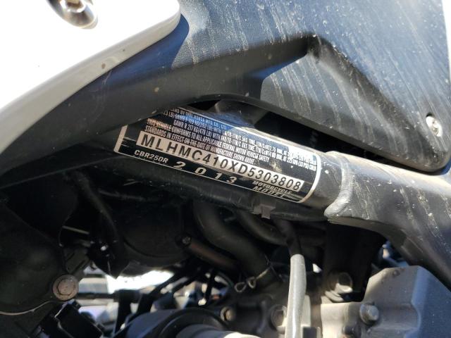2013 HONDA CBR250 R MLHMC410XD5303808