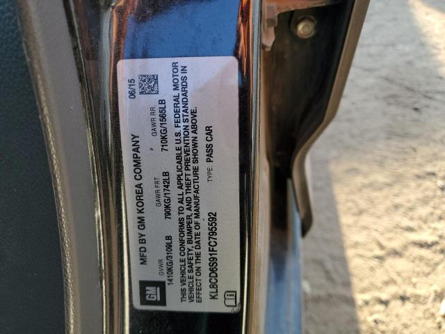 2015 CHEVROLET SPARK 1LT - KL8CD6S91FC795592