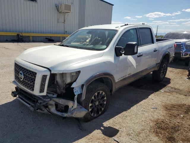 NISSAN TITAN SV 2018 gray  gas 1N6AA1E56JN529207 photo #1