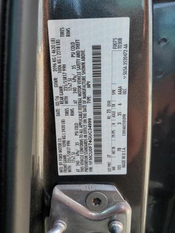 2016 FORD ESCAPE S - 1FMCU0F74GUC34999