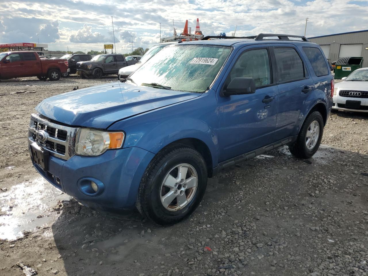 FORD ESCAPE XLT 2010 blue  gas 1FMCU9D76AKC60174 photo #1