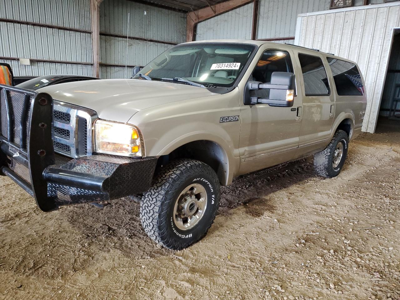 FORD EXCURSION 2004 tan  diesel 1FMSU43P74EC28076 photo #1