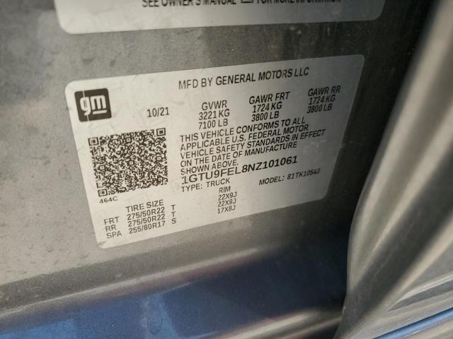 2022 GMC SIERRA LIM - 1GTU9FEL8NZ101061