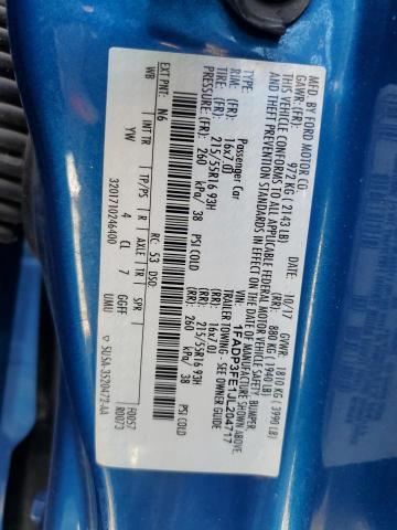 2018 FORD FOCUS SE - 1FADP3FE1JL204717