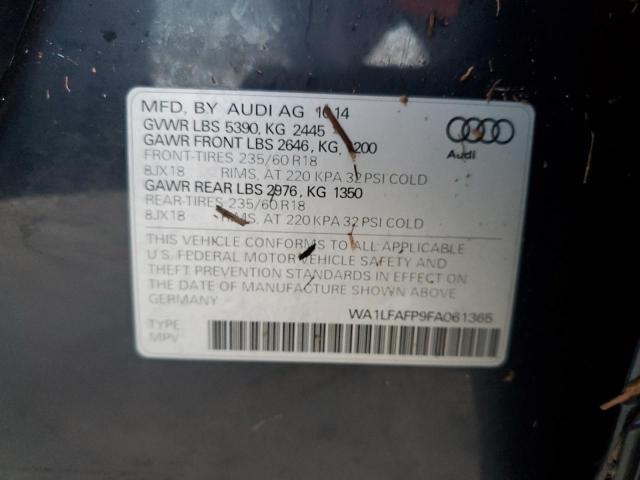 VIN WA1LFAFP9FA061365 2015 Audi Q5, Premium Plus no.13