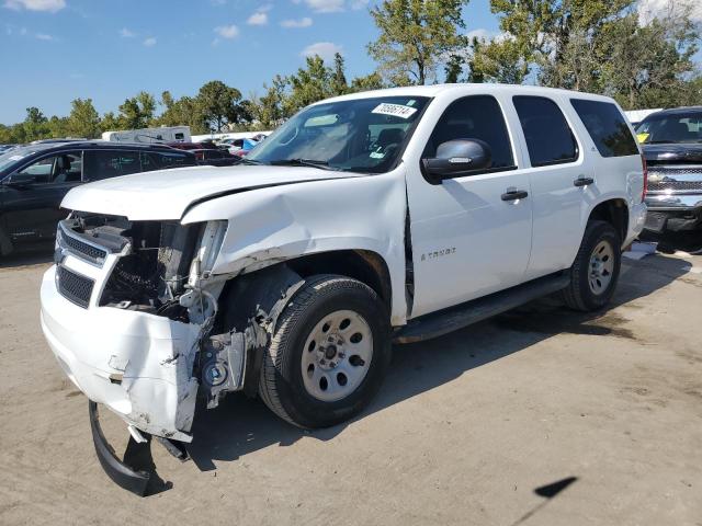 CHEVROLET TAHOE K150 2008 white 4dr spor flexible fuel 1GNFK130X8R242170 photo #1