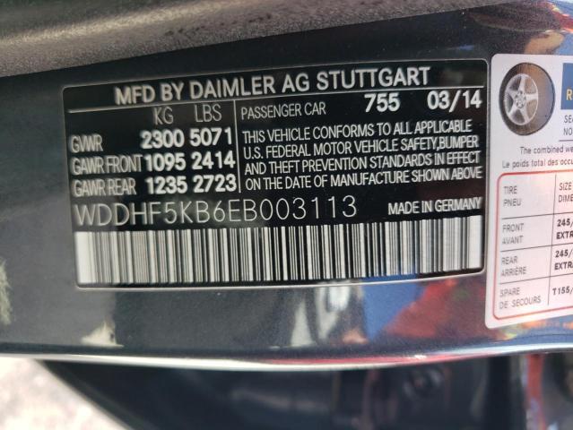 VIN WDDHF5KB6EB003113 2014 Mercedes-Benz E-Class, 350 no.13