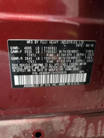 2017 SUBARU OUTBACK 2. - 4S4BSAFC5H3200839