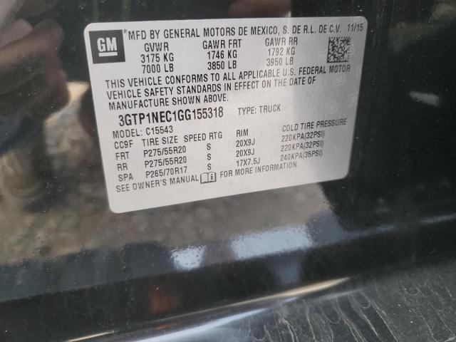 2016 GMC SIERRA C15 - 3GTP1NEC1GG155318