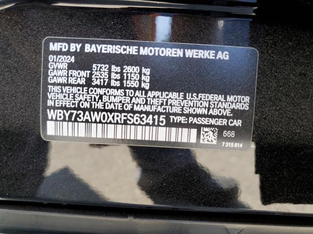 2024 BMW I4 EDRIVE - WBY73AW0XRFS63415
