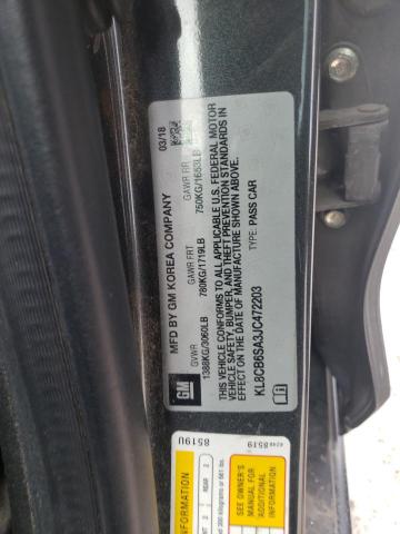 2018 CHEVROLET SPARK LS - KL8CB6SA3JC472203