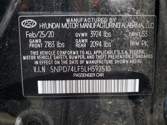2020 HYUNDAI ELANTRA SE - 5NPD74LF5LH592510