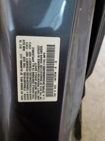 2016 HONDA ODYSSEY SE - 5FNRL5H34GB064905