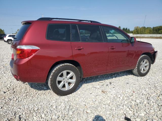 TOYOTA HIGHLANDER 2009 burgundy  gas JTEDA41A892001858 photo #4