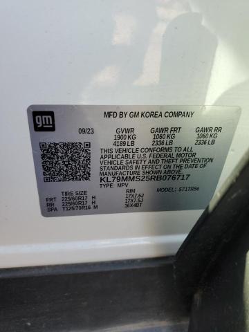 2024 CHEVROLET TRAILBLAZE - KL79MMS25RB076717