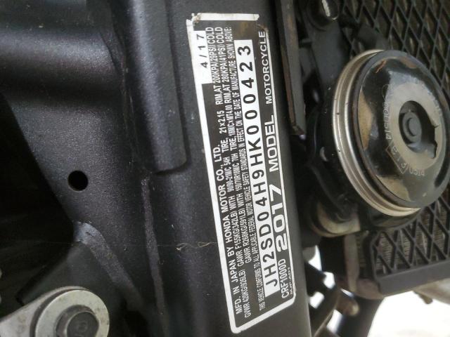 2017 HONDA CRF1000 JH2SD04H9HK000423