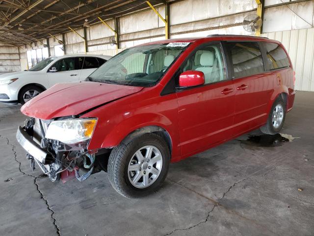 DODGE GRAND CARA 2012 red  flexible fuel 2C4RDGCG7CR414903 photo #1