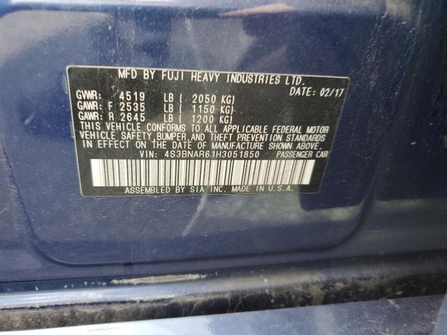 2017 SUBARU LEGACY SPO 4S3BNAR61H3051850