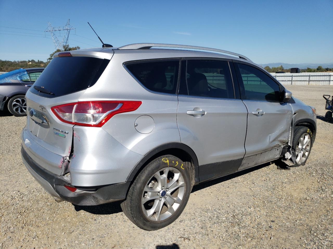 Lot #2994240871 2014 FORD ESCAPE TIT