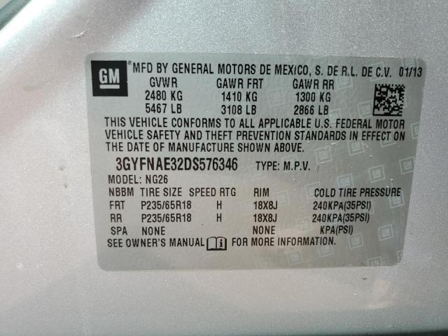 VIN 3GYFNAE32DS576346 2013 Cadillac SRX no.14