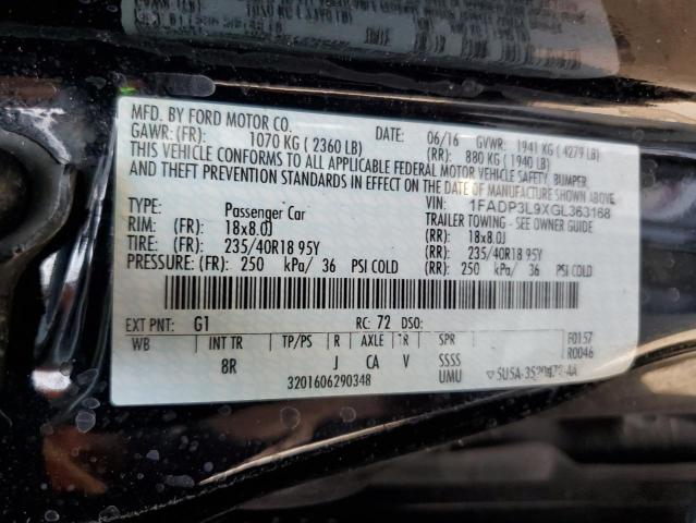 2016 FORD FOCUS ST - 1FADP3L9XGL363168