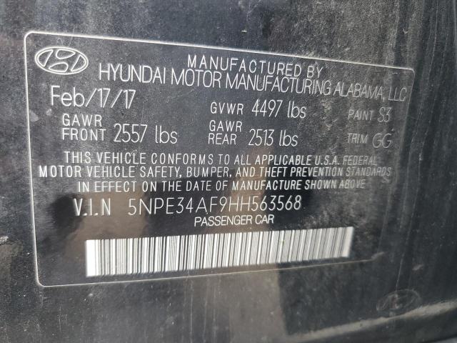 2017 HYUNDAI SONATA SPO - 5NPE34AF9HH563568