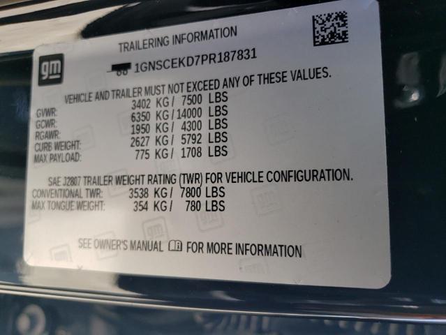 2023 CHEVROLET SUBURBAN C - 1GNSCEKD7PR187831