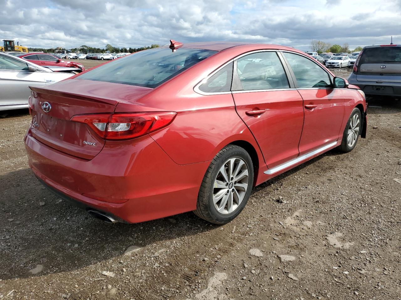 Lot #2943131388 2017 HYUNDAI SONATA SPO