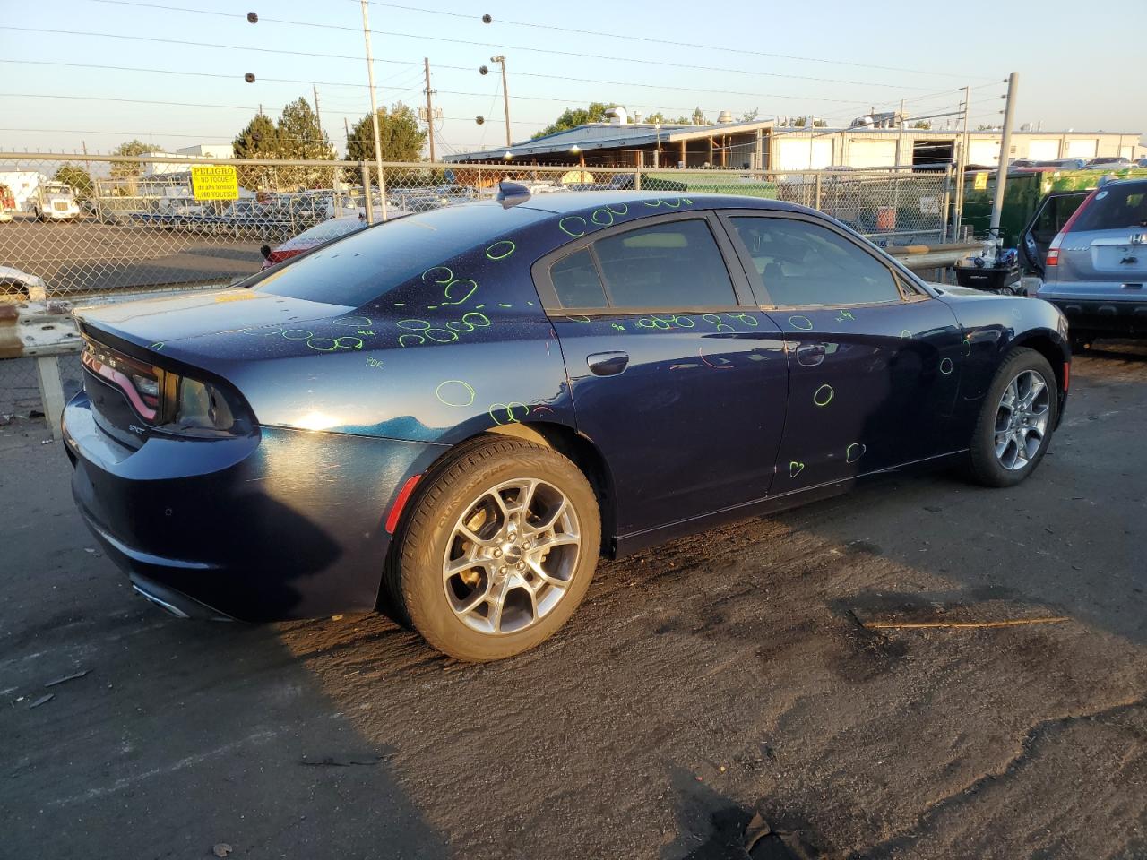 Lot #2853327846 2015 DODGE CHARGER SX