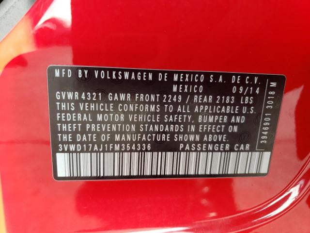2015 VOLKSWAGEN JETTA SE - 3VWD17AJ1FM354336