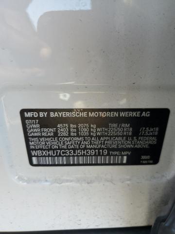 2018 BMW X1 SDRIVE2 - WBXHU7C33J5H39119