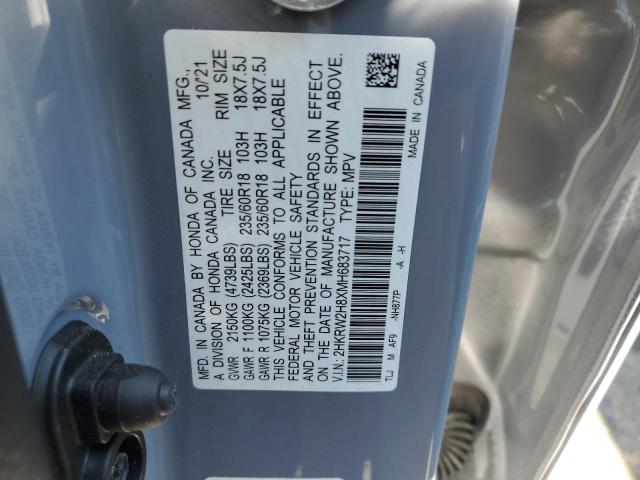 2021 HONDA CR-V EXL - 2HKRW2H8XMH683717