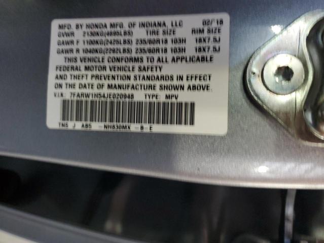 2018 HONDA CR-V EX - 7FARW1H54JE020948