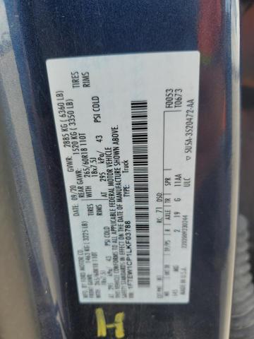 2020 FORD F150 SUPER - 1FTEW1CP1LKF03788