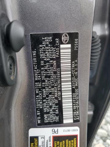 2017 TOYOTA CAMRY LE - 4T1BF1FK7HU768855