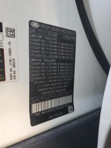 2018 LAND ROVER DISCOVERY SALRG2RV5JA055819
