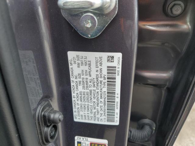 2021 HONDA CR-V TOURI - 2HKRW1H98MH421374