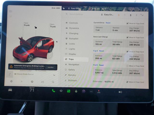 VIN 7SAYGDEE3PF870575 2023 Tesla MODEL Y no.9