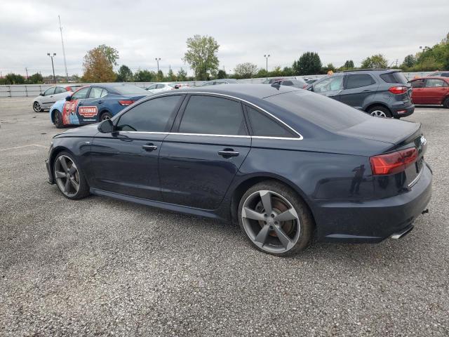 AUDI A6 PREMIUM 2016 blue  gas WAUGFAFC4GN163328 photo #3