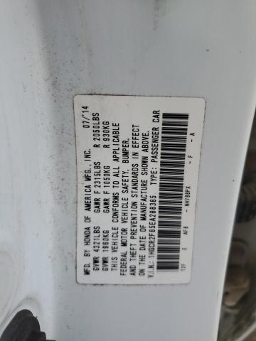 VIN 1HGCR2F85EA288385 2014 Honda Accord, Exl no.13