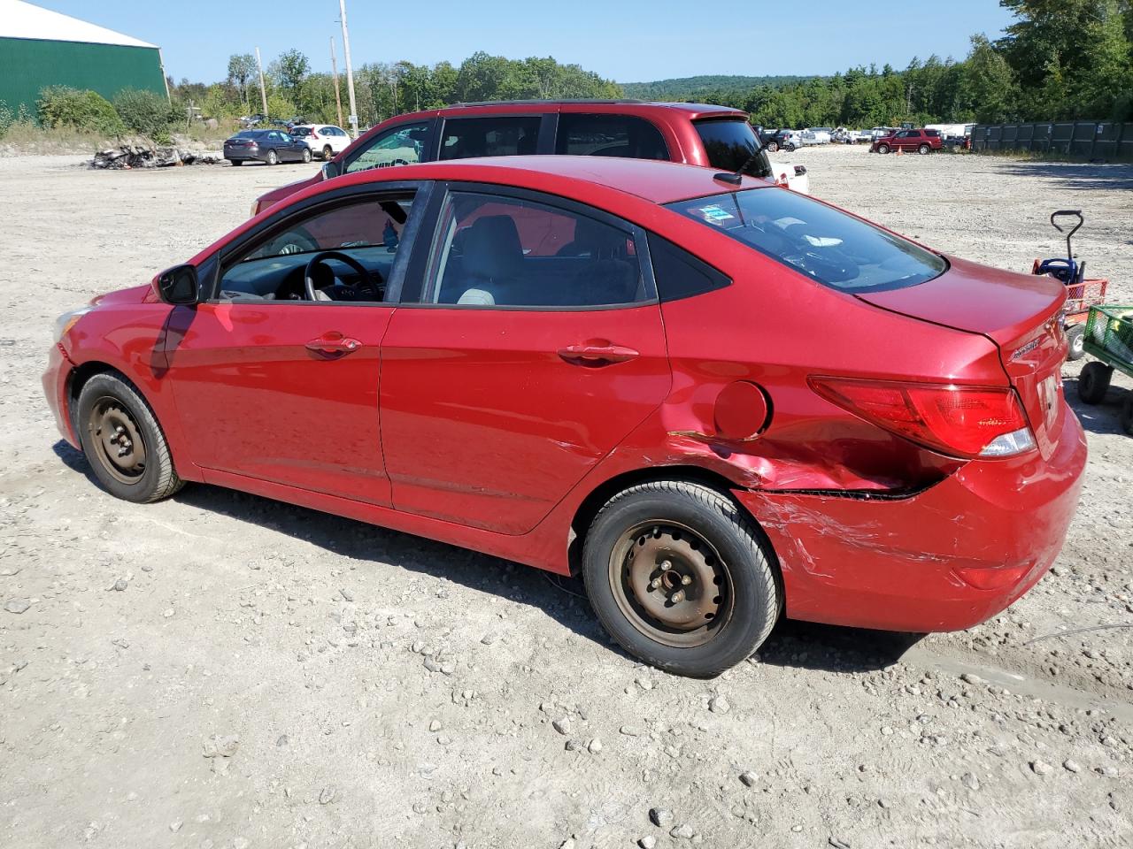 Lot #2874468825 2015 HYUNDAI ACCENT GLS