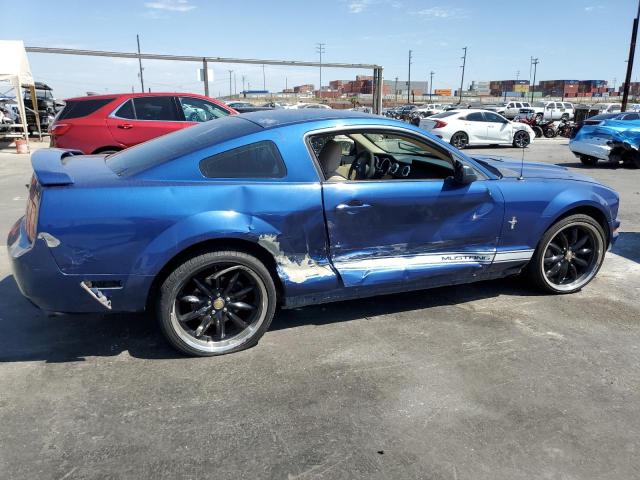 FORD MUSTANG 2007 blue  gas 1ZVFT80N975320830 photo #4