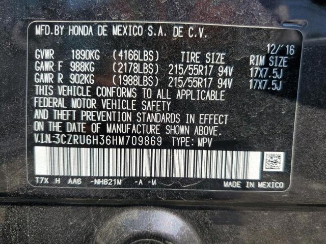 2017 HONDA HR-V LX - 3CZRU6H36HM709869