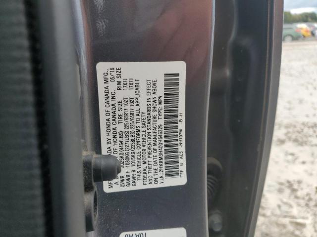 2016 HONDA CR-V SE - 2HKRM3H40GH546329