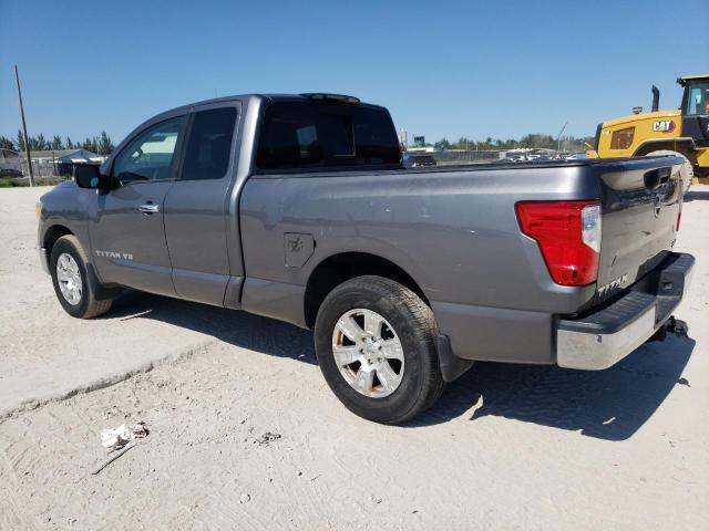 NISSAN TITAN S 2018 gray  gas 1N6AA1CK8JN505189 photo #3