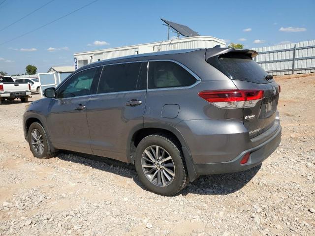 TOYOTA HIGHLANDER 2018 gray  gas 5TDKZRFH4JS539493 photo #3