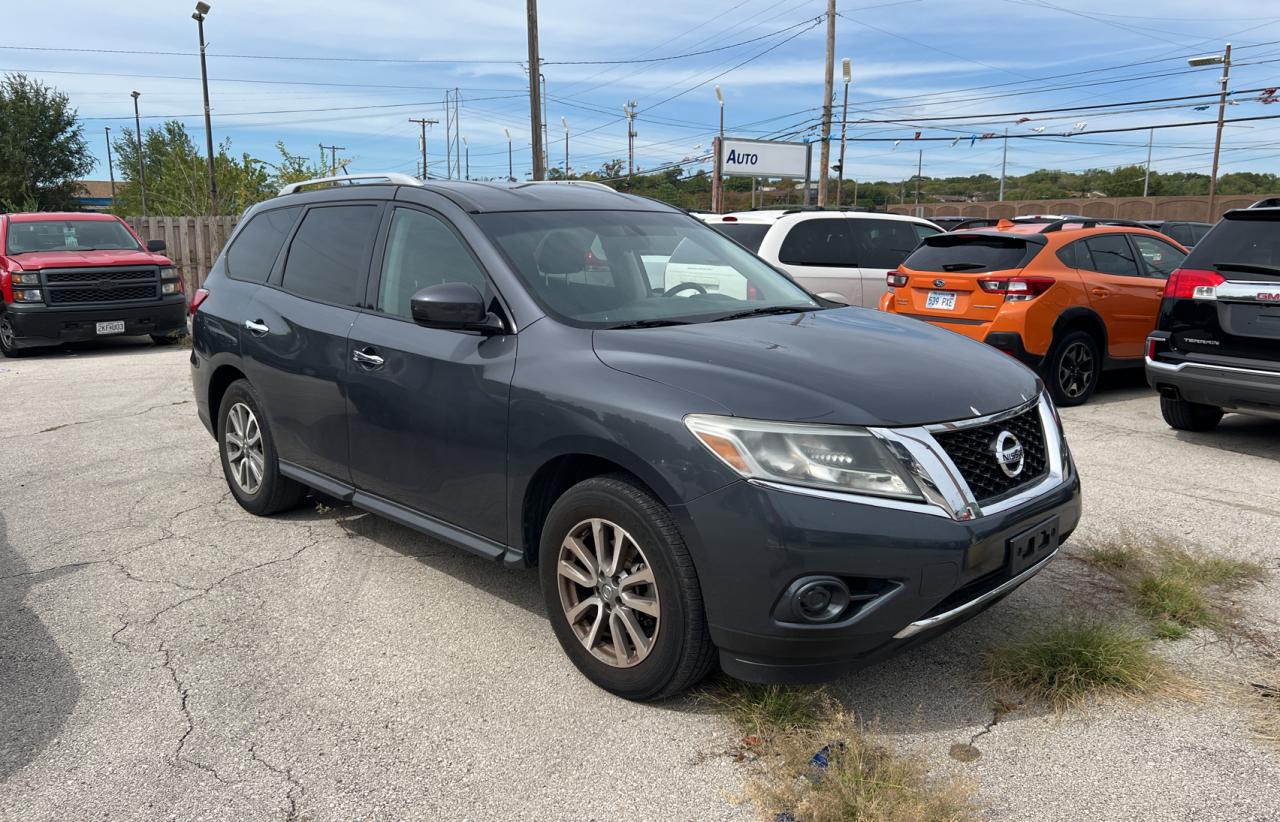 NISSAN PATHFINDER 2013 blue 4dr spor gas 5N1AR2MM5DC609989 photo #1