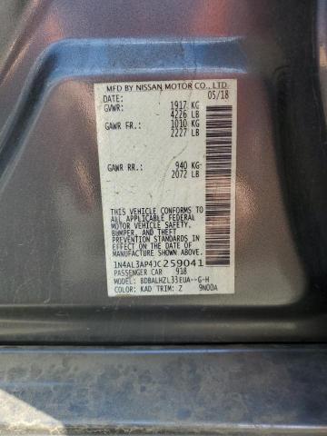2018 NISSAN ALTIMA 2.5 - 1N4AL3AP4JC259041