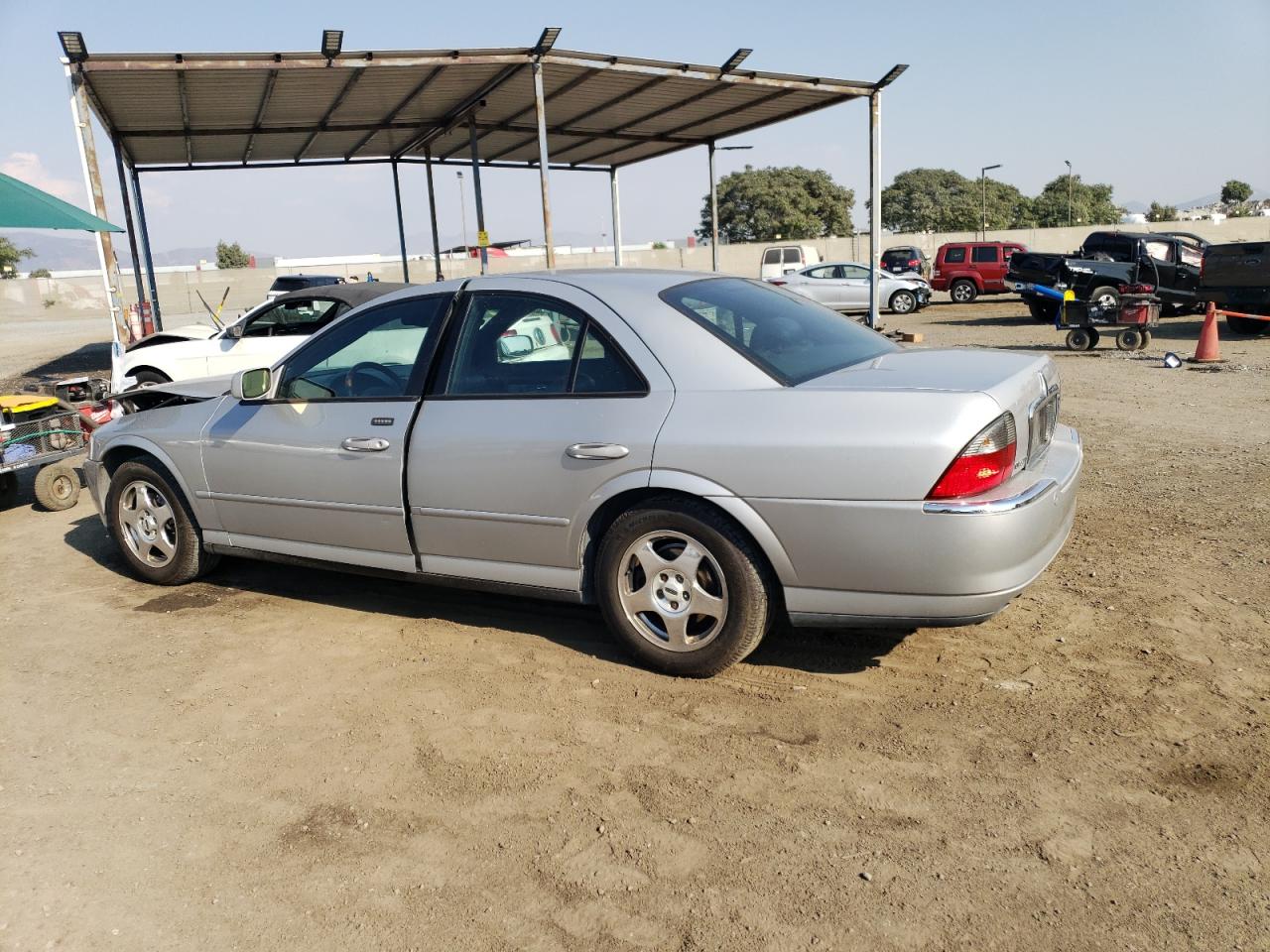 LINCOLN LS 2005 silver  gas 1LNHM87A35Y653463 photo #3