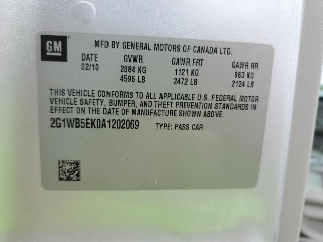 2010 CHEVROLET IMPALA LT - 2G1WB5EK0A1202069